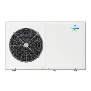 Hajdu MONOBLOKK hőszivattyú HPAW-4, -10 fokig 4 kW leadott fűtőteljesítmény, beépített WIFI modul, -25 fokig működik, 1 fázis (16A), akár 53 dB, COP: 5.10