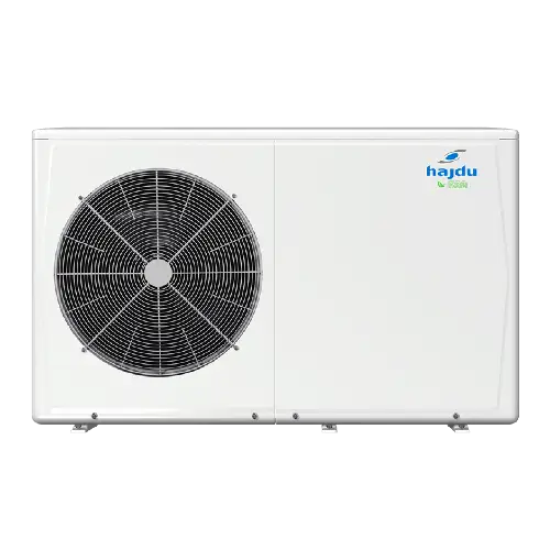 Hajdu MONOBLOKK hőszivattyú HPAW-4, -10 fokig 4 kW leadott fűtőteljesítmény, beépített WIFI modul, -25 fokig működik, 1 fázis (16A), akár 53 dB, COP: 5.10
