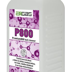 ERGAS P800-1 Premium800 Bull Cleaner, fűtésrendszer tisztító, korróziógátló, vízkő és iszap eltávolító koncentrátum régebbi fűtésrendszerek tisztítására (1 li